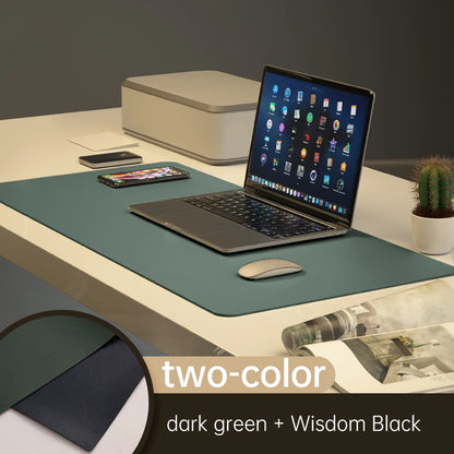 Home Office Large Mouse Pad Gamer Waterproof PU Leather Desk Mat - Computer Mousepad & Keyboard Pad for Gaming