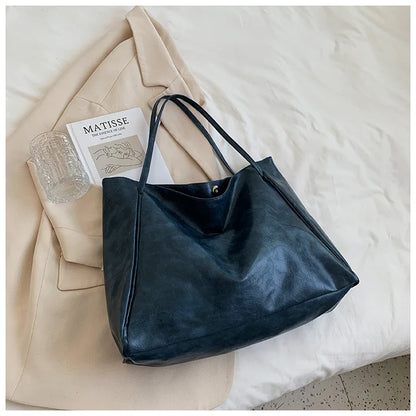 Cherie Large Capacity vegan Leather Bag