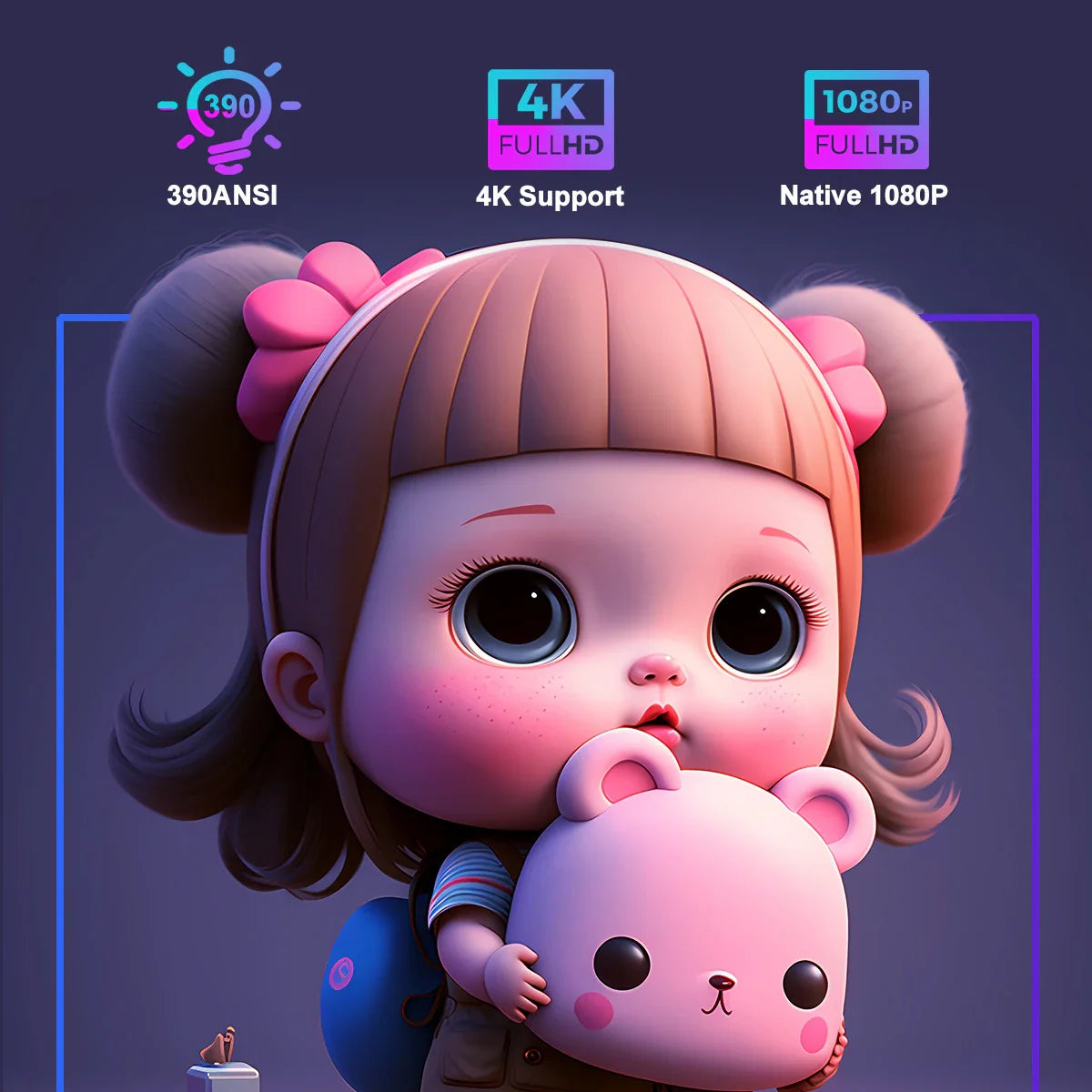 4K Android 11 Projector HY320