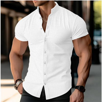 Men's Linen Beach Shirt