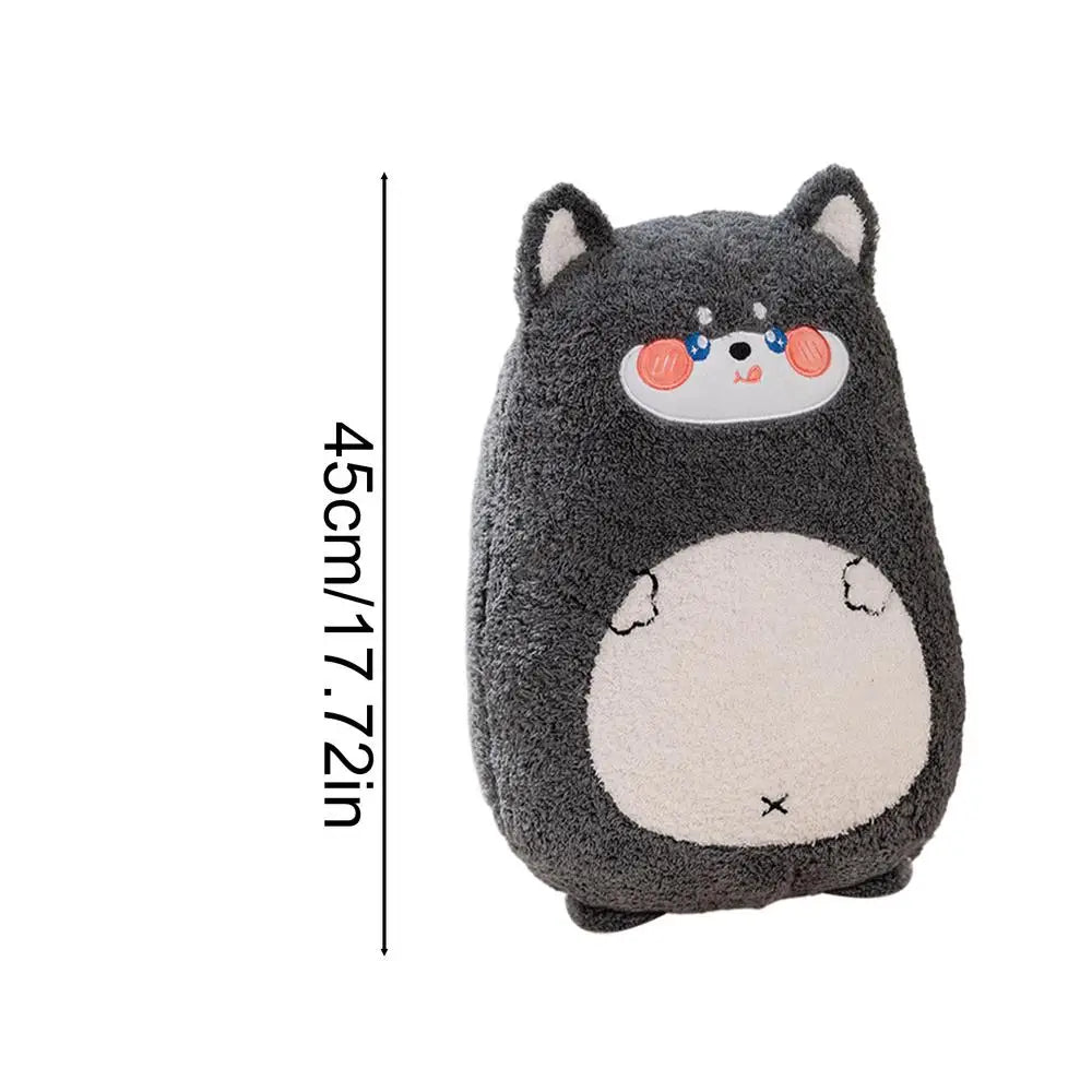 Stuffed Animal Pillow Cartoon Animal Plush Toy Multi-Purpose Sleeping Pillow For Living Room Bedroom Game Room Couch Kid's Room