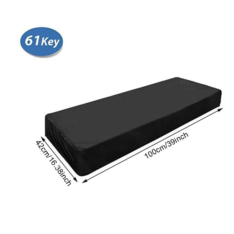 61/88 Keys Piano Keyboard Dust Cover - Adjustable Breathable Canvas for Digital/Electric/Electronic Pianos, Waterproof & Dustp