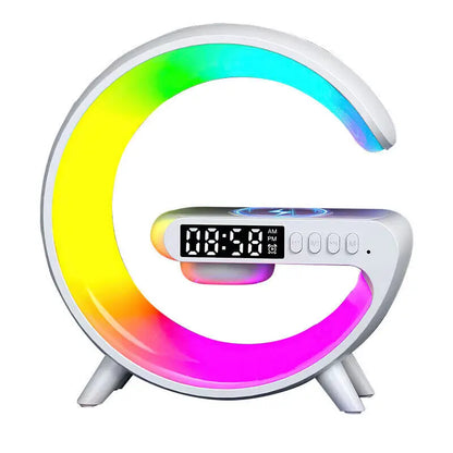 Wireless Charger and Bluetooth Speaker Combo with Fast Charging for Home and Office Use