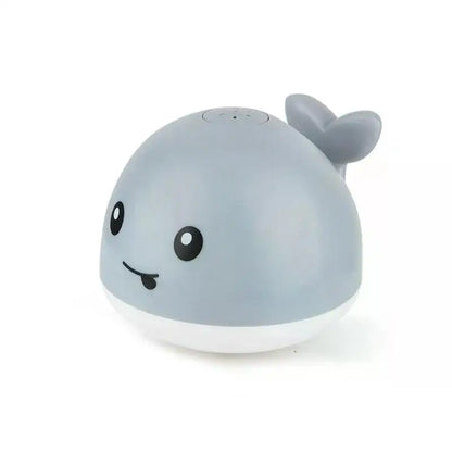 Electric Whale Bath Toy with LED Lights & Music: Spray Water Ball for Kids’ Bathtub Fun