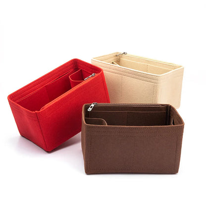 WUTA Felt Insert Bag Organizer For LV Speedy 20 25 30 35 Flap Handbag Inner Bag Makeup Travel Purse Storage Tote Bag Accessories