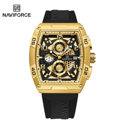 NAVIFORCE Men Quartz Multi-function Calendar Watches  Fashion Sport