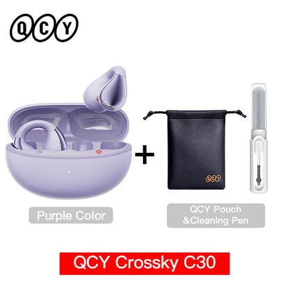 QCY C30 Open-Ear Bluetooth Sports Ear Clip Earbuds