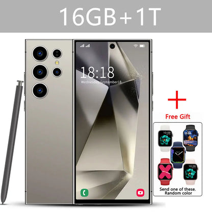 S24 Ultra Smart Mobile Phones Smartphone 5G Dual SIM Snapdragon 8 gen 3 Cell Phone 16G 1TB Android Global Version Cellphones