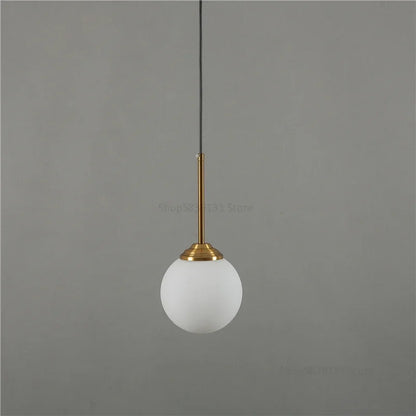 Nordic Modern Glass Ball Island Pendant