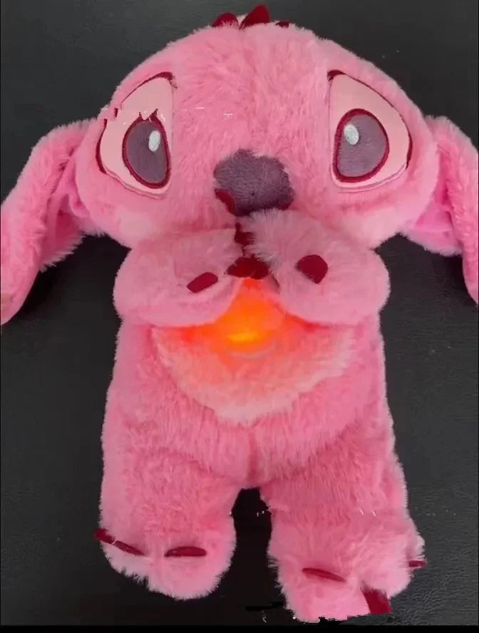 Kawaii Stitch Plush Doll Soothing Musical Baby Sleep Companion