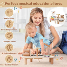 Wooden Aeolian Bells & Xylophone Montessori Baby Educational Musical Toy & Birthday Gift