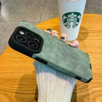 Korean Style Suede Drop-resistant Phone Case