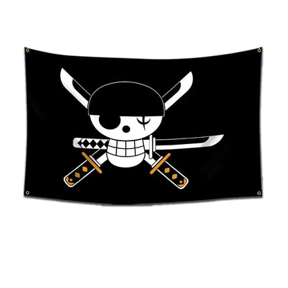 One Piece Jolly Roger Flags 🏴‍☠️ Decoration