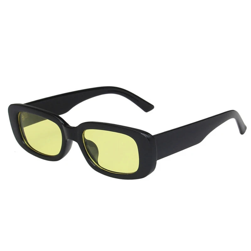 Trendy Small Square Sunglasses for Women and Men, UV400 Protection