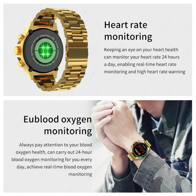 Daredevil GPS Smartwatch for Men - Bluetooth Call HD AMOLED Display, Altitude Tracker, Compass, Fitness Monitor, IP68 Waterproof Adventure Watch
