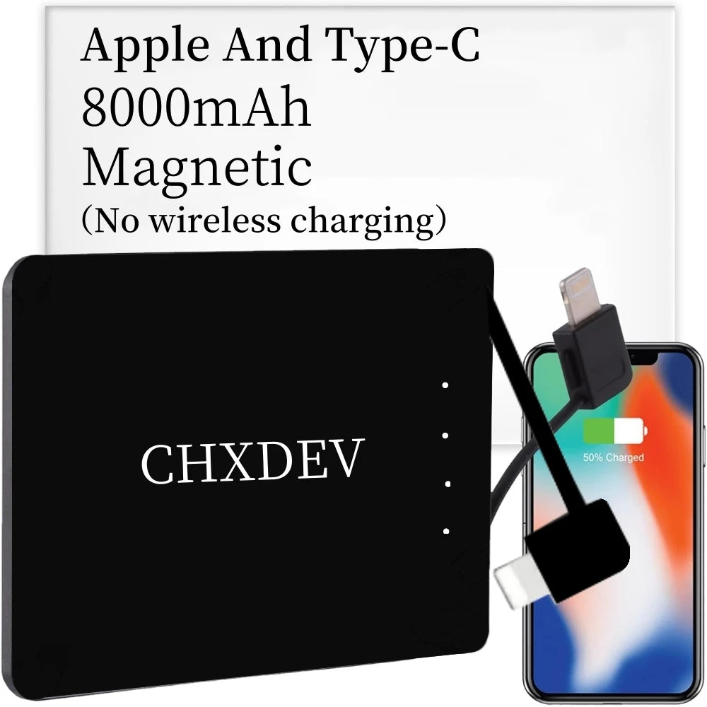 Ultra-Thin 8000mAh Power Bank for Phones