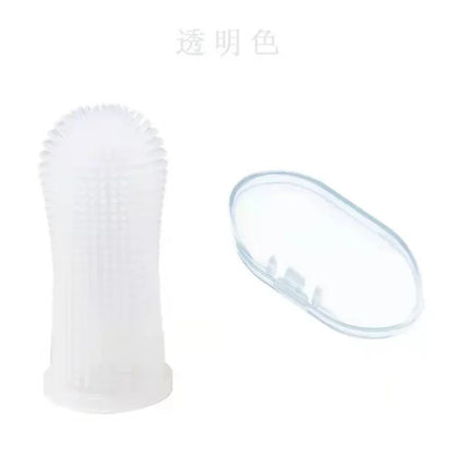 Dog Super Soft Pet Finger Toothbrush Teeth Cleaning