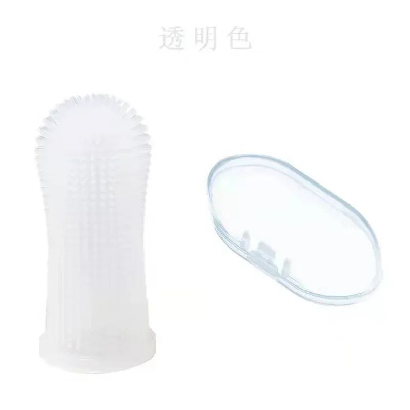 Dog Super Soft Pet Finger Toothbrush Teeth Cleaning