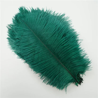 10Pcs/Lot Colored Ostrich Feathers for Crafts Wedding Decoration Handicraft Accessories Table Centerpieces Carnival Plumas Decor