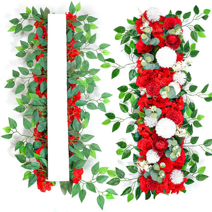 100cm White Rose Flower