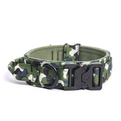 Tactical Dog Collar Leash with Bungee Design