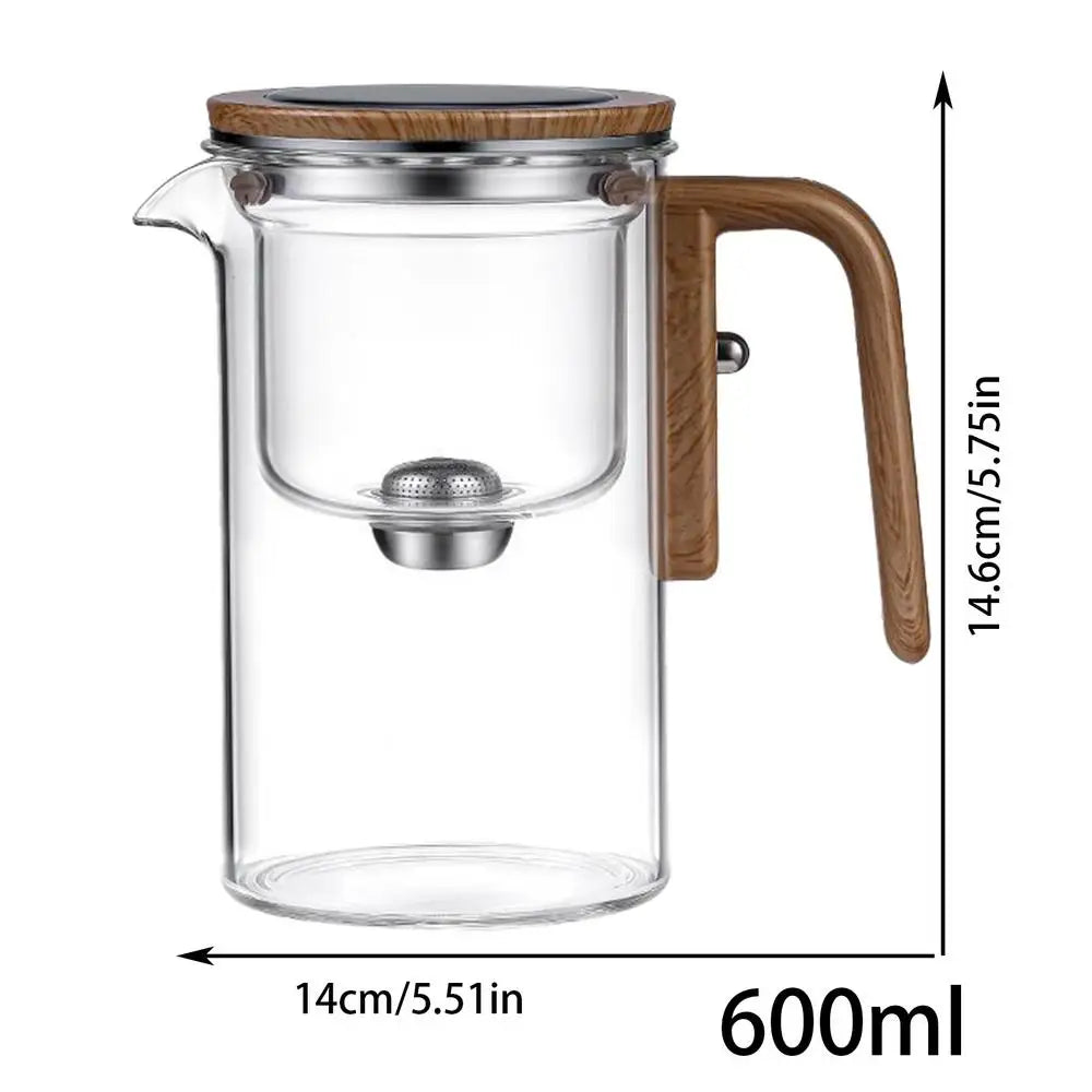 PureBrew Glass Teapot – Elegant Infusion for Perfect Herbal Tea