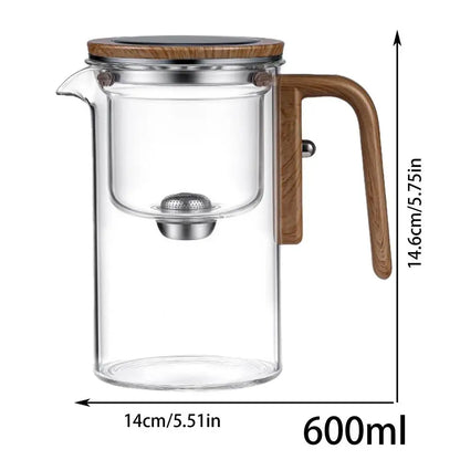PureBrew Glass Teapot – Elegant Infusion for Perfect Herbal Tea