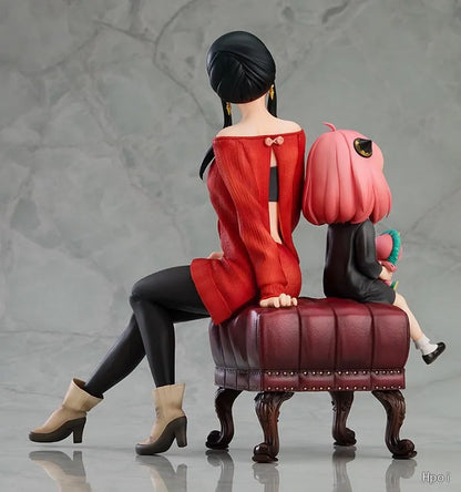 Anime Figure SPY×FAMILY Anya Alstreim Yor Forger Action Figure PVC Table Decoration Figure Model Toy Gift For Children 15CM
