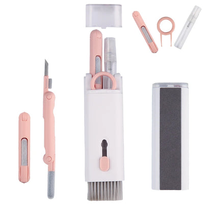 7-in-1 Keyboard & Earbuds Cleaner – All-in-One Kit for AirPods, Laptops & Headsets