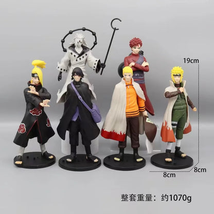 Naruto Anime Figure Naruto Uzumaki Kakashi Uchiha Madara Sasuke model