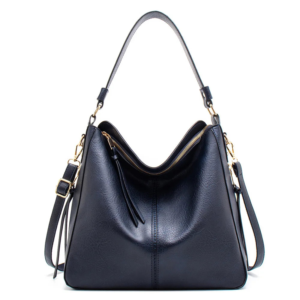DIDABEAR Hobo Bag Leather Women Handbags Female Leisure Shoulder Bags Fashion Purses Vintage Bolsas Large Capacity Tote bag