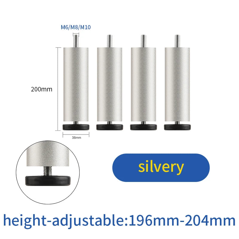 furniture height adjustment foot cabinet support feet  M8 M6 M10 leveling sofa feet  table feet fridge legs for washing machine
