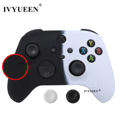 IVYUEEN MixColor Protective Silicone Skin for XBox Series S X XSS XSX Controller ThumbStick Grip Caps Gamepad Protector Cover