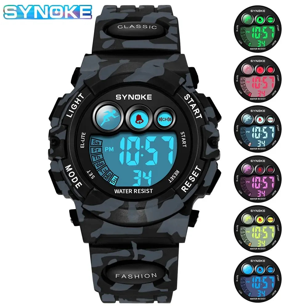 Student Sports Kids 50M Waterproof Children Digital Watch