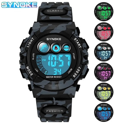 Student Sports Kids 50M Waterproof Children Digital Watch