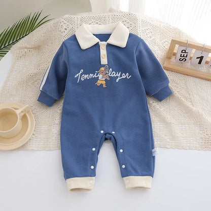 Spring Bear Baby One-piece Jumpsuits 100% Cotton 3 to 24M