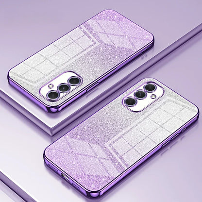 Soft Silicone Shockproof Glitter Electroplated Phone Case For Samsung Galaxy