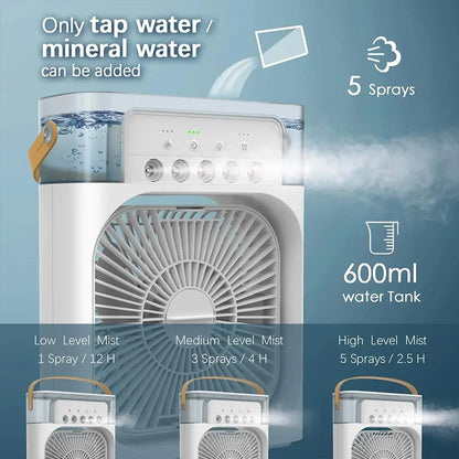 Portable Humidifier Cooling Fan