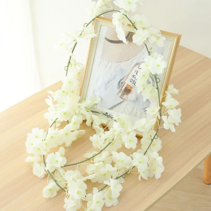 180cm Artificial Sakura Flower Vine - Wedding & Garden Arch Decor