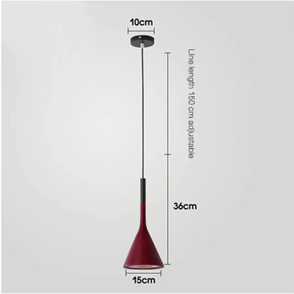 White Light LED Hanging Lamp for Dining & More