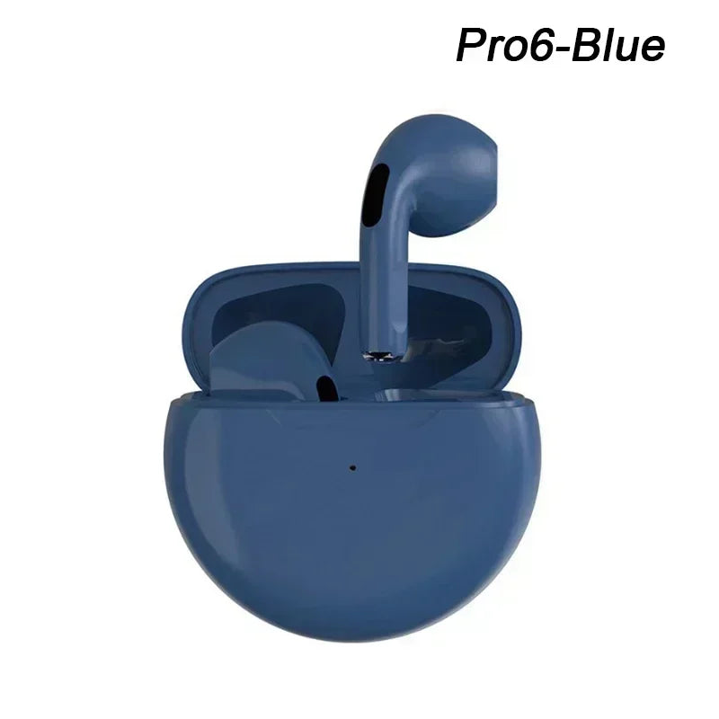 Air Pro 6 TWS Wireless Earbuds – Ultra-Lightweight Bluetooth 5.3 Headset with Mic & Charging Case