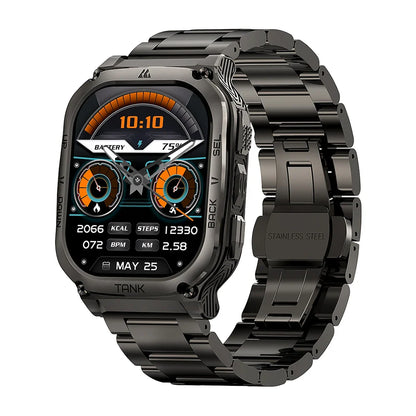 2025 Original KOSPET TANK M3 Smartwatches Men Smart Watch 480mAh AMOLED AOD Bluetooth Call Waterproof Electronic Digital Watches