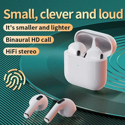 Wireless Bluetooth Earphones 5.3 With Charging Bin Display Touch Control Earbuds for Muisc