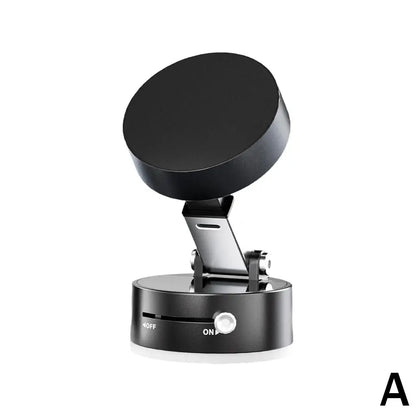 Foldable Magnetic Vacuum Car Phone Holder Foldable Suction Cup With Suction Cup Hands-Free Navigation For Smart Phone