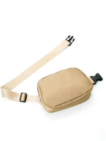 Men And Women Casual Outdoor Sports Large Capacity Waterproof Chest Bag Nylon Waist Bag Mobile Phone Bag Messenger Bag
