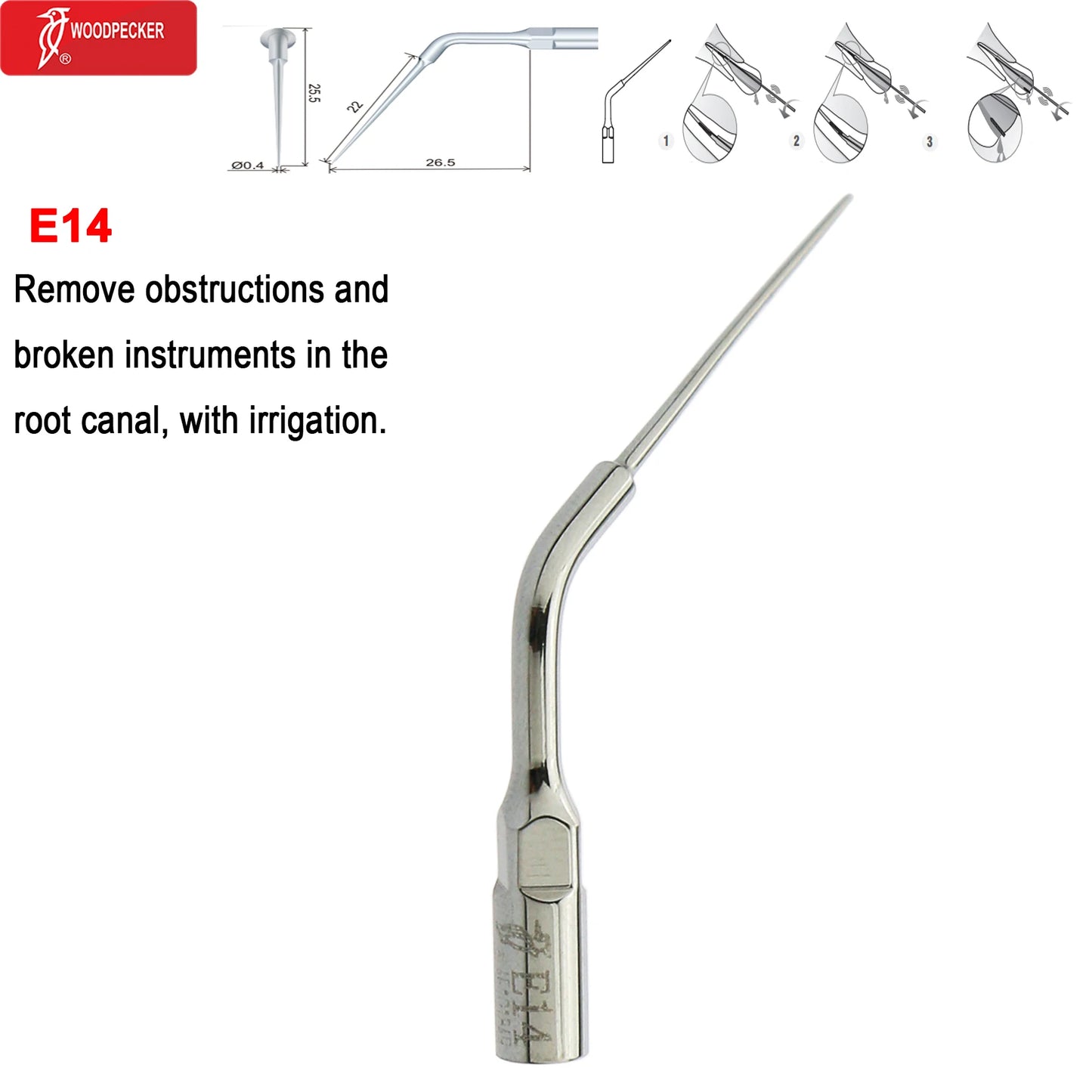 Woodpecker DTE Dental Ultrasonic Scaler Tips Scaling Endo Tip Dentistry Instruments Medical Accessories Fit EMS Satelec  NSK