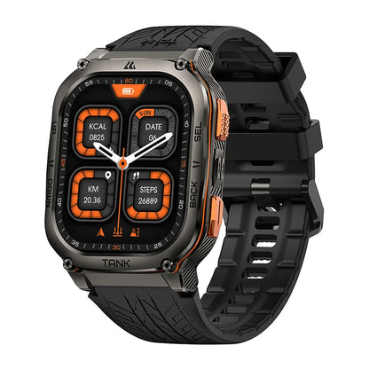 2025 Original KOSPET TANK M3 Smartwatches Men Smart Watch 480mAh AMOLED AOD Bluetooth Call Waterproof Electronic Digital Watches