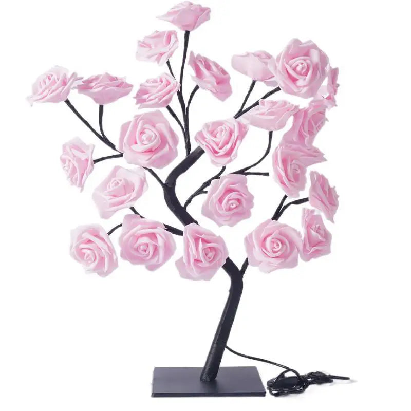 24 LED Rose Tree Lights – A Touch of Elegance and Warm Glow for Every Occasion