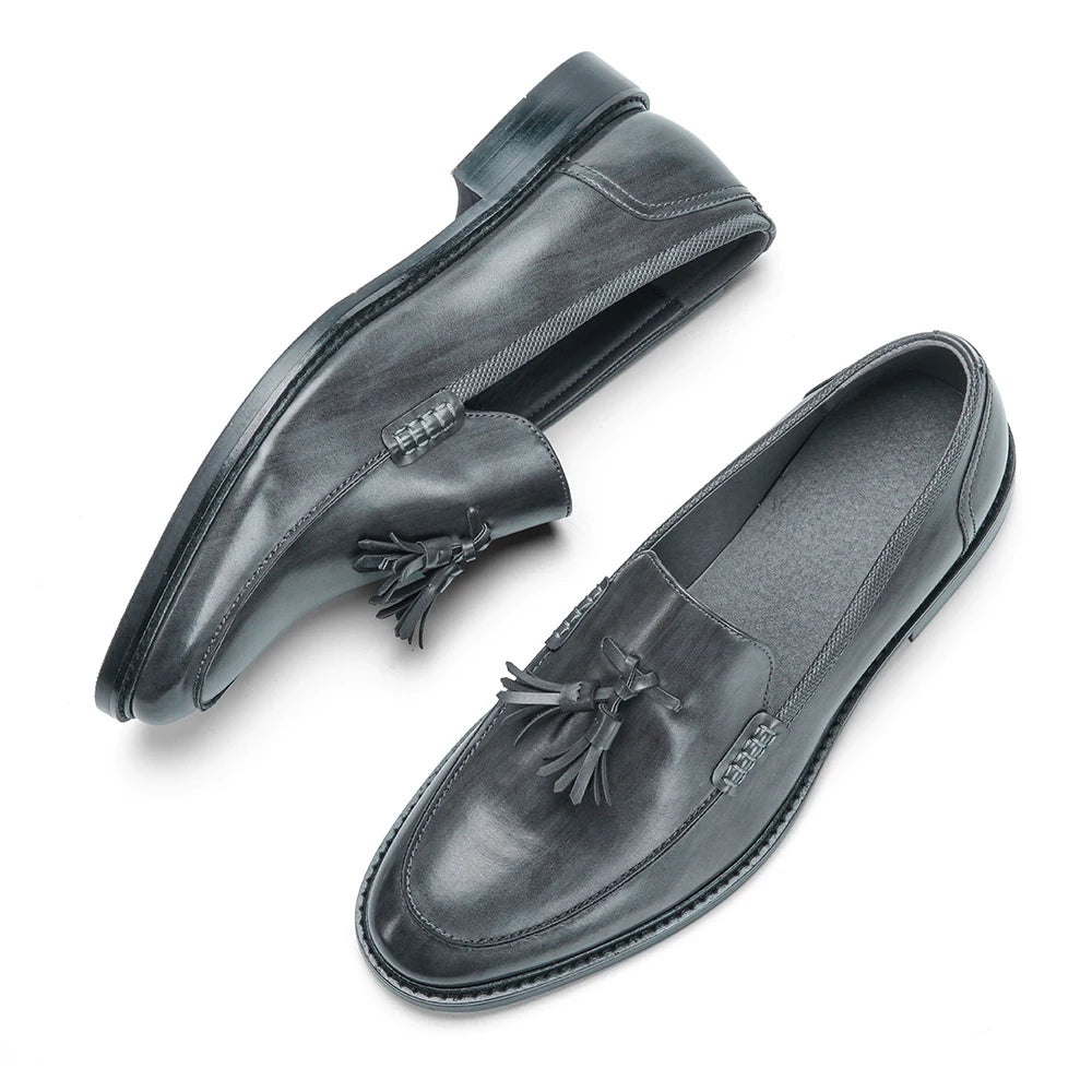 Xajzpa Italy Style Man Casual Shoes Comfortable Fashion Luxury loafers Men Leather Shoes