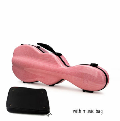 USA low tax Violin Case With Bag Fixed 4/4 3/4 1/2 1/4 Carbon Fiber Violin Box Double Shoulder Strap Spectral Bag Lock